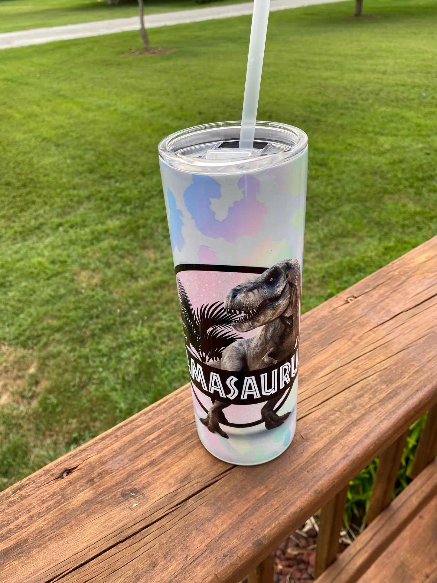 Sippin Pretty Tumbler - mamasaurus