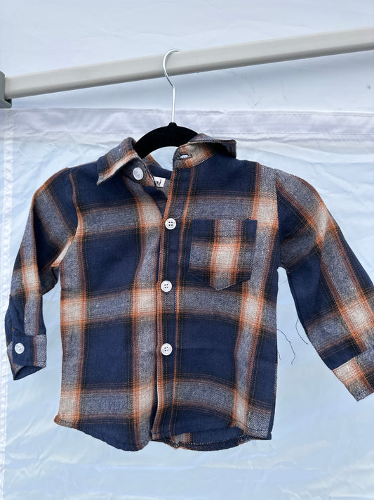 Emerick Plaid Button Down - Blue