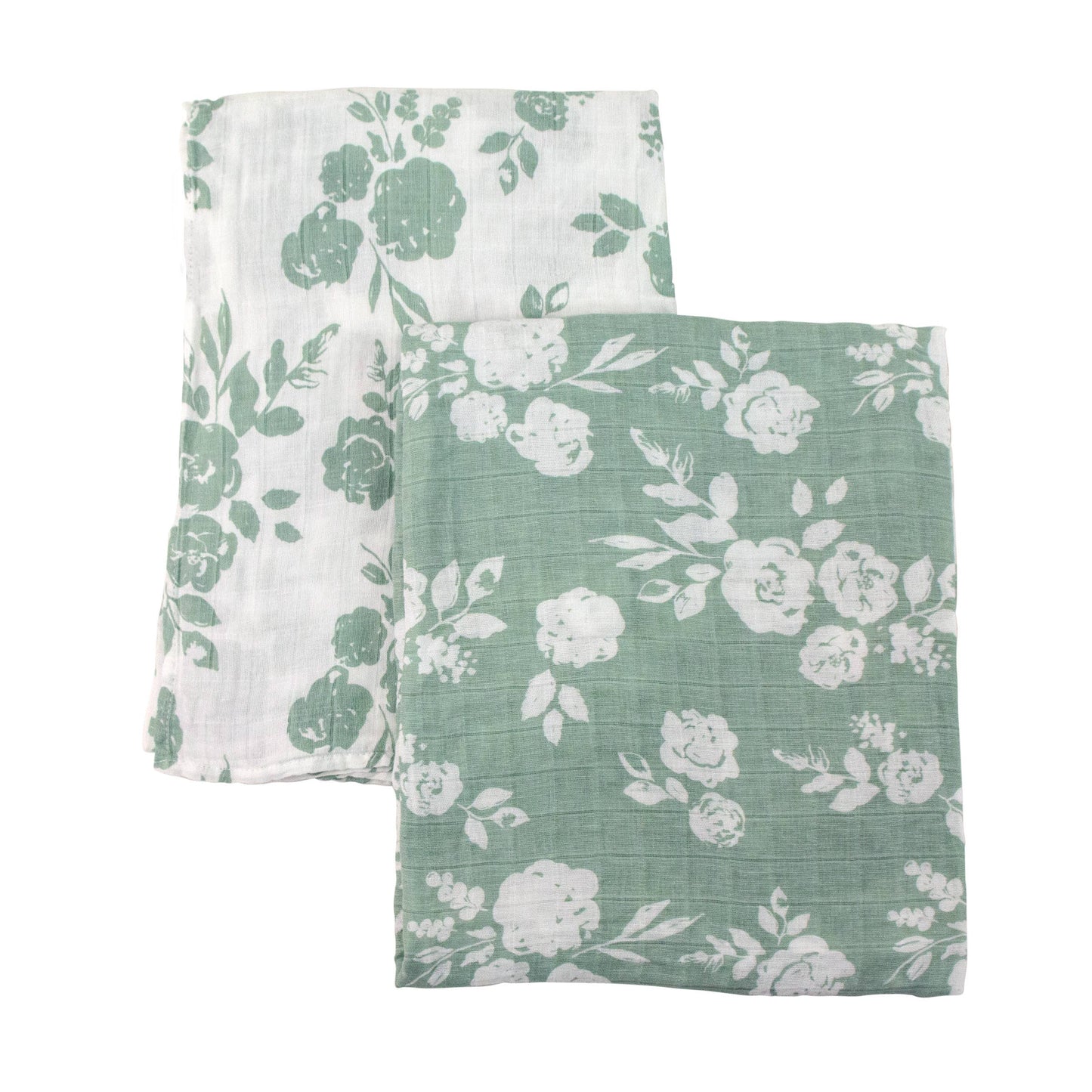 Vintage & Modern Floral Classic Muslin Swaddle Blanket Set