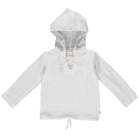 St.Ives Gauze Hooded Top - White