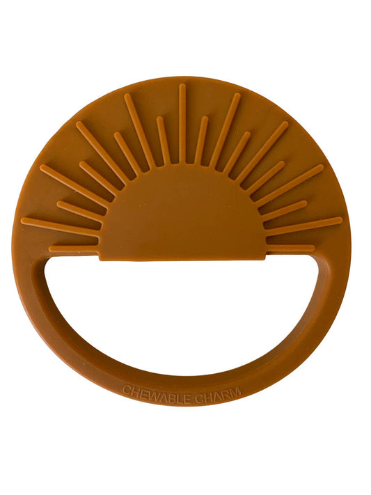 Sun Silicone Teether - Clay