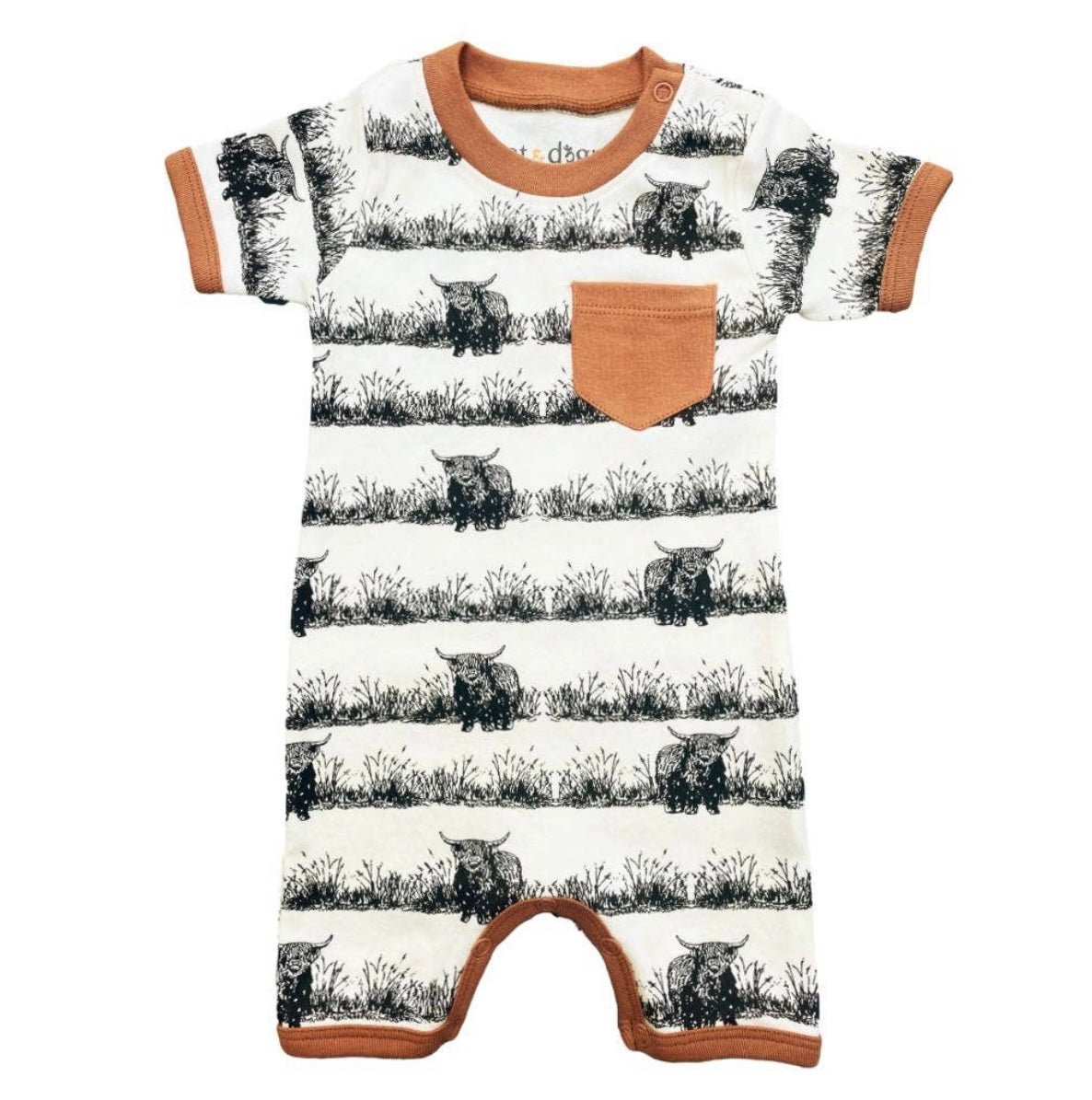 Highland Cow Romper