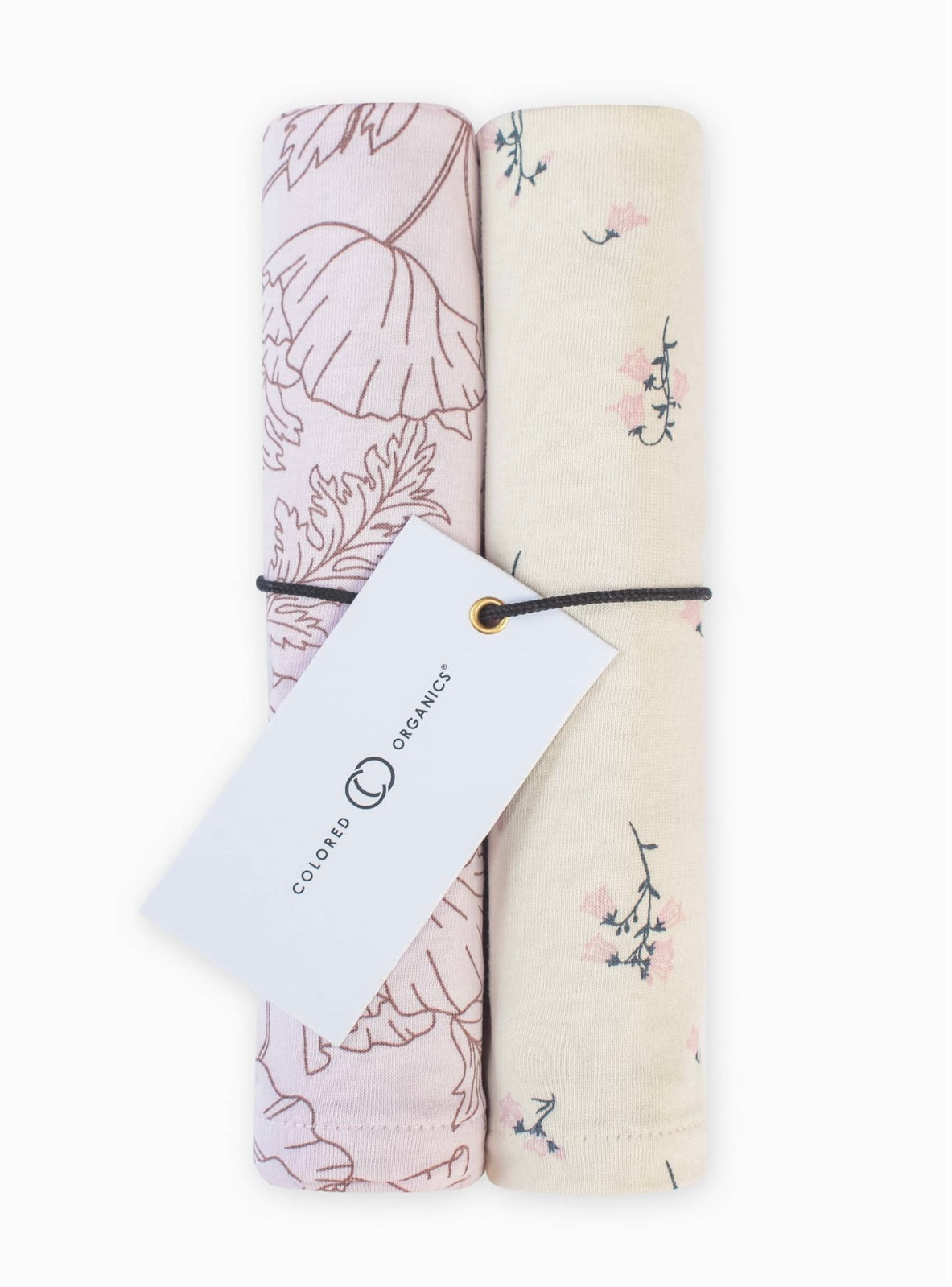 Burp Cloths (2-Pack) - Poppy Floral & Bell Floral