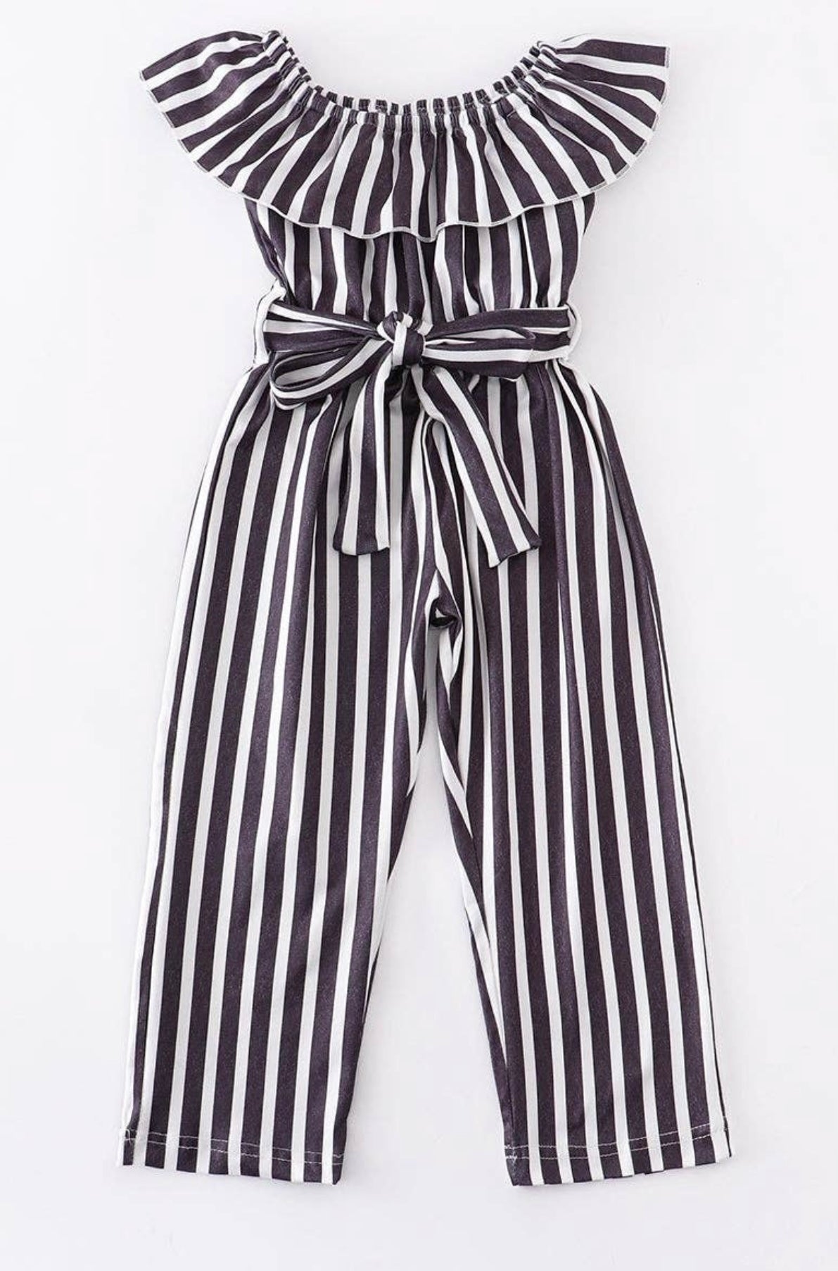 Poppy Jumpsuit - Black Stripe