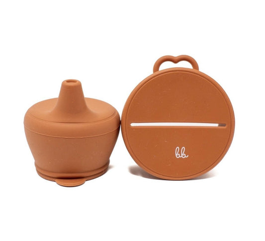 Silicone Snack & Sippy Lids Set - Autumn Glaze