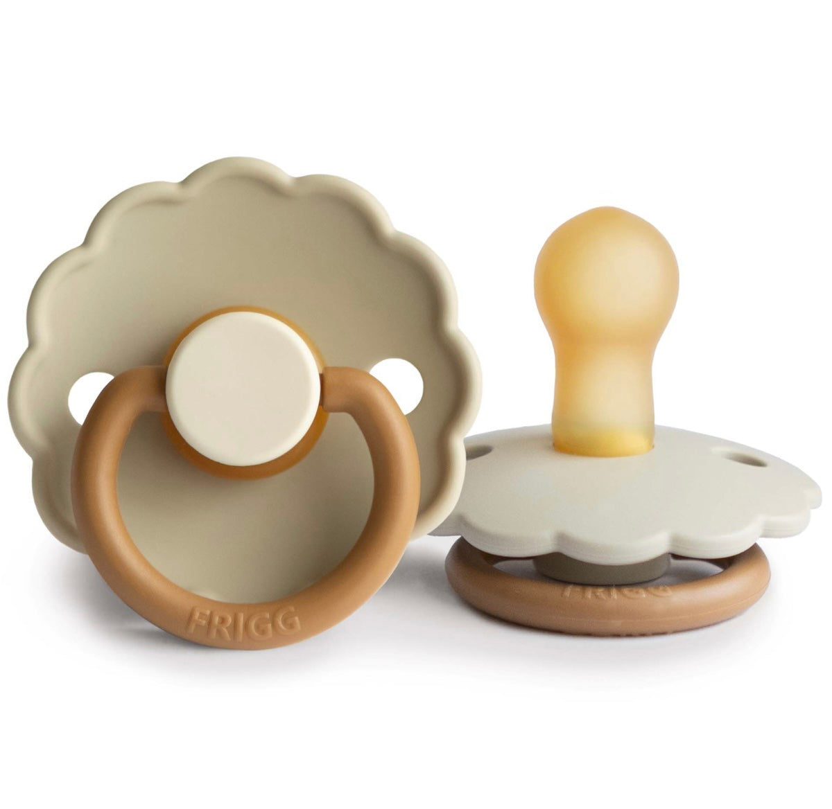 FRIGG Daisy Natural Rubber Pacifier - Desert Colorblock