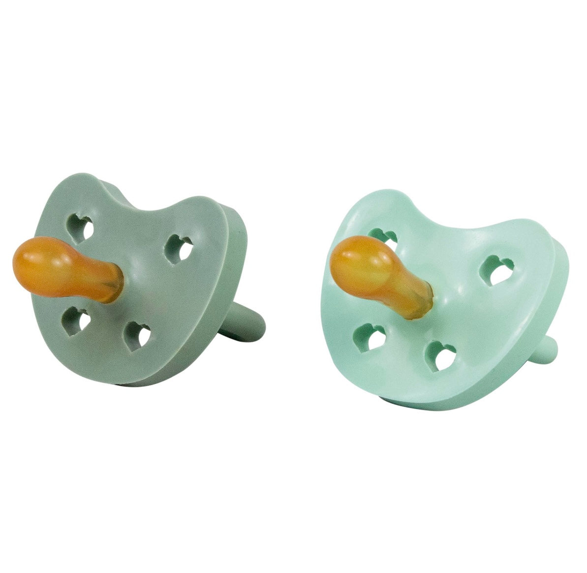 Natural Rubber Pacifier 2 Pk - Green