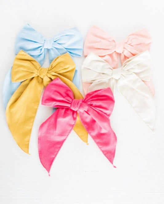 Serena Clip Bow - Pink