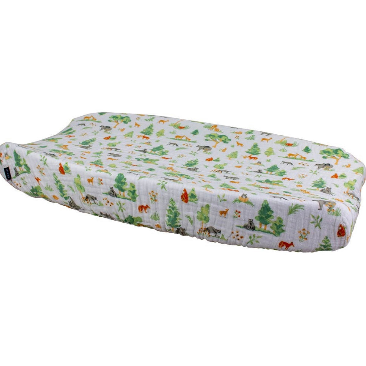 Classic Muslin Changing Pad Cover - Forest Friends