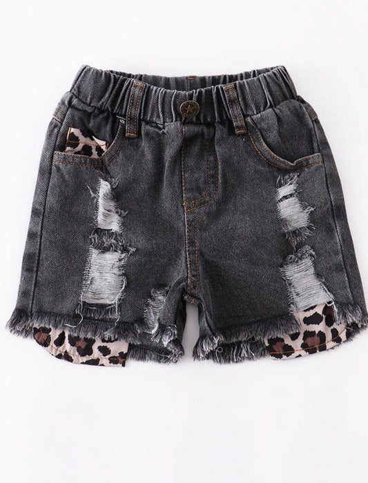 Chanel Leopard Shorts
