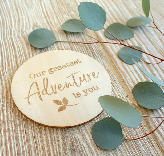 Our Greatest Adventure Is You Milestone Disc