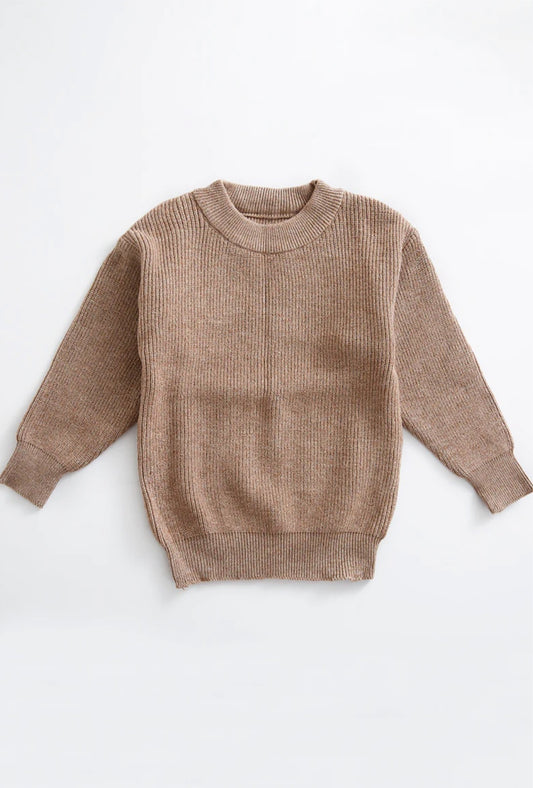 Raine Knitted Sweater - Taupe