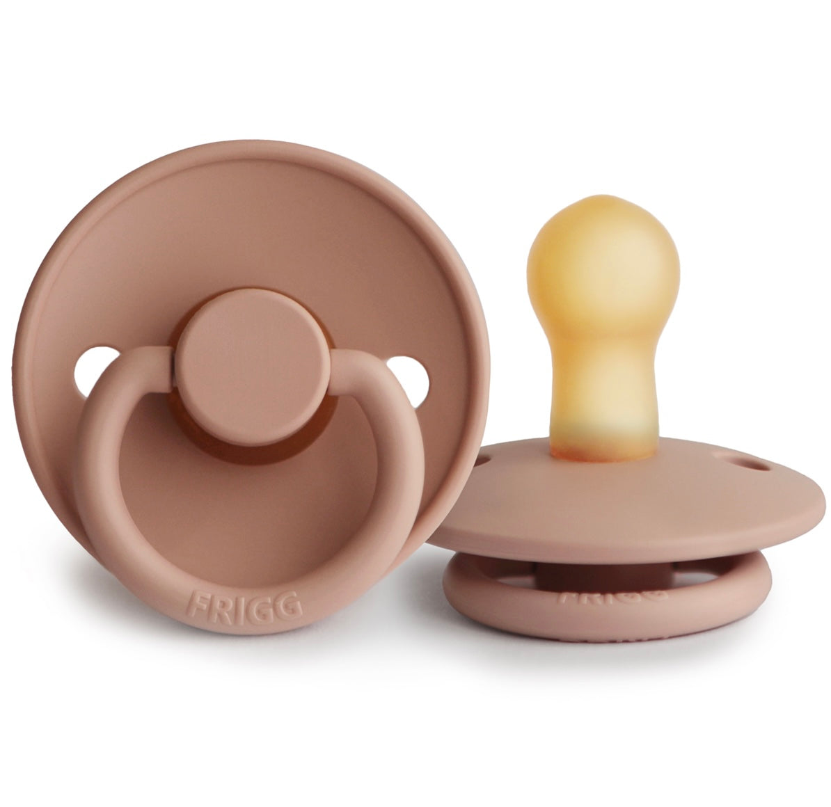 FRIGG Natural Rubber Pacifier - Rose Gold