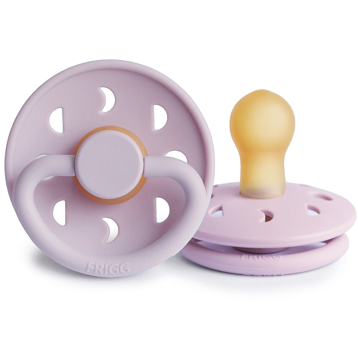 FRIGG Moon Phase Natural Rubber Pacifier - Soft Lilac