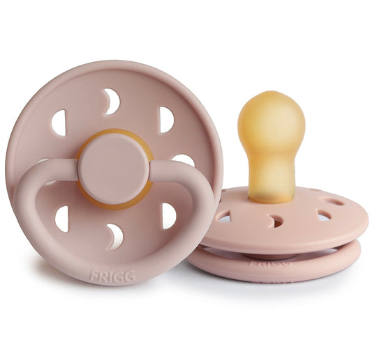 FRIGG Moon Phase Natural Rubber Pacifier - Blush