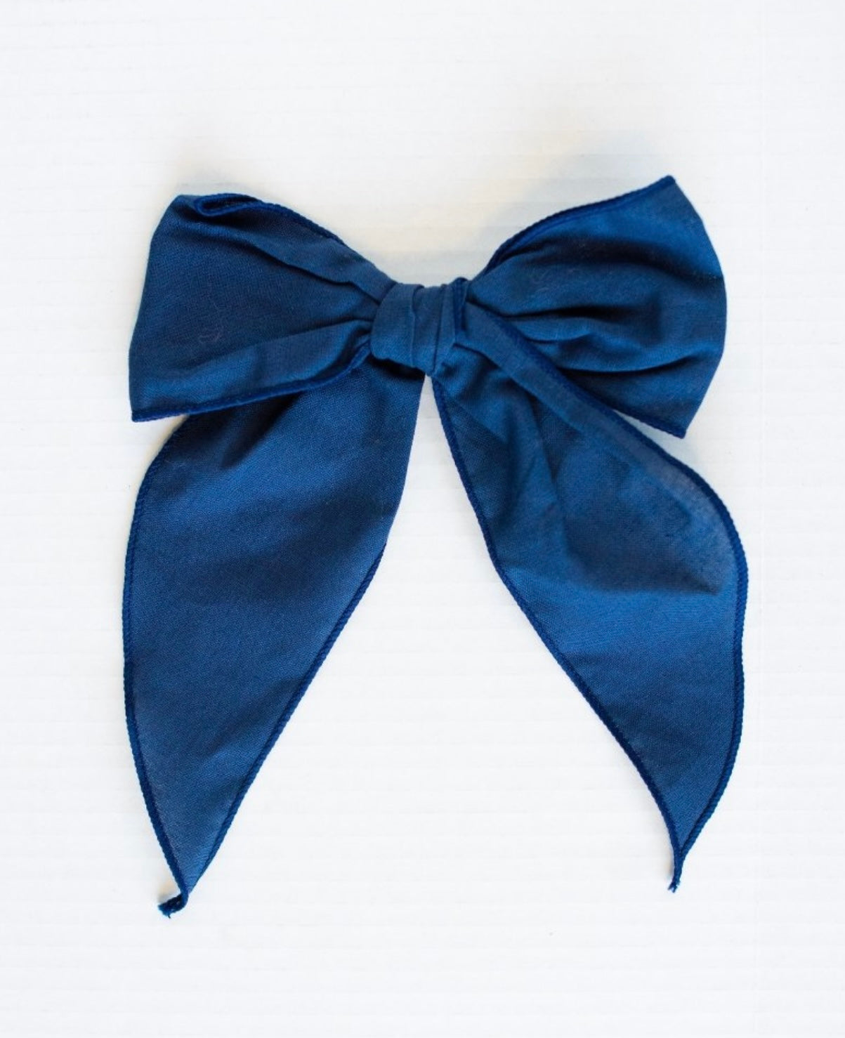 Serena Clip Bow - Navy