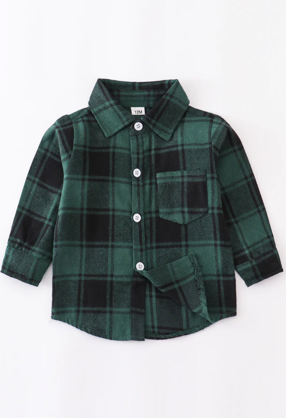 Montgomery Plaid Shirt - Green Buffalo