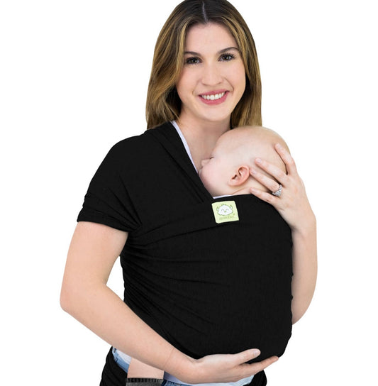 KeaBabies Baby Wrap Carrier - Trendy Black
