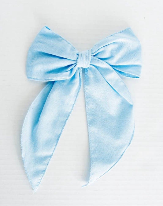 Serena Clip Bow - Blue