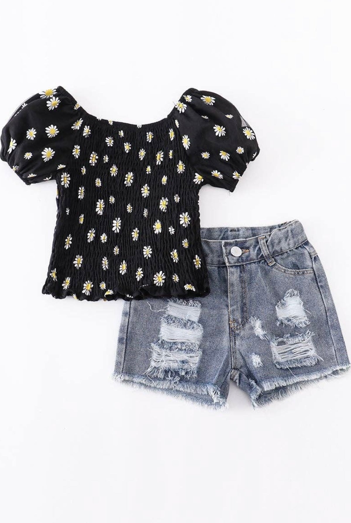 Rilynn Daisy Shorts Set