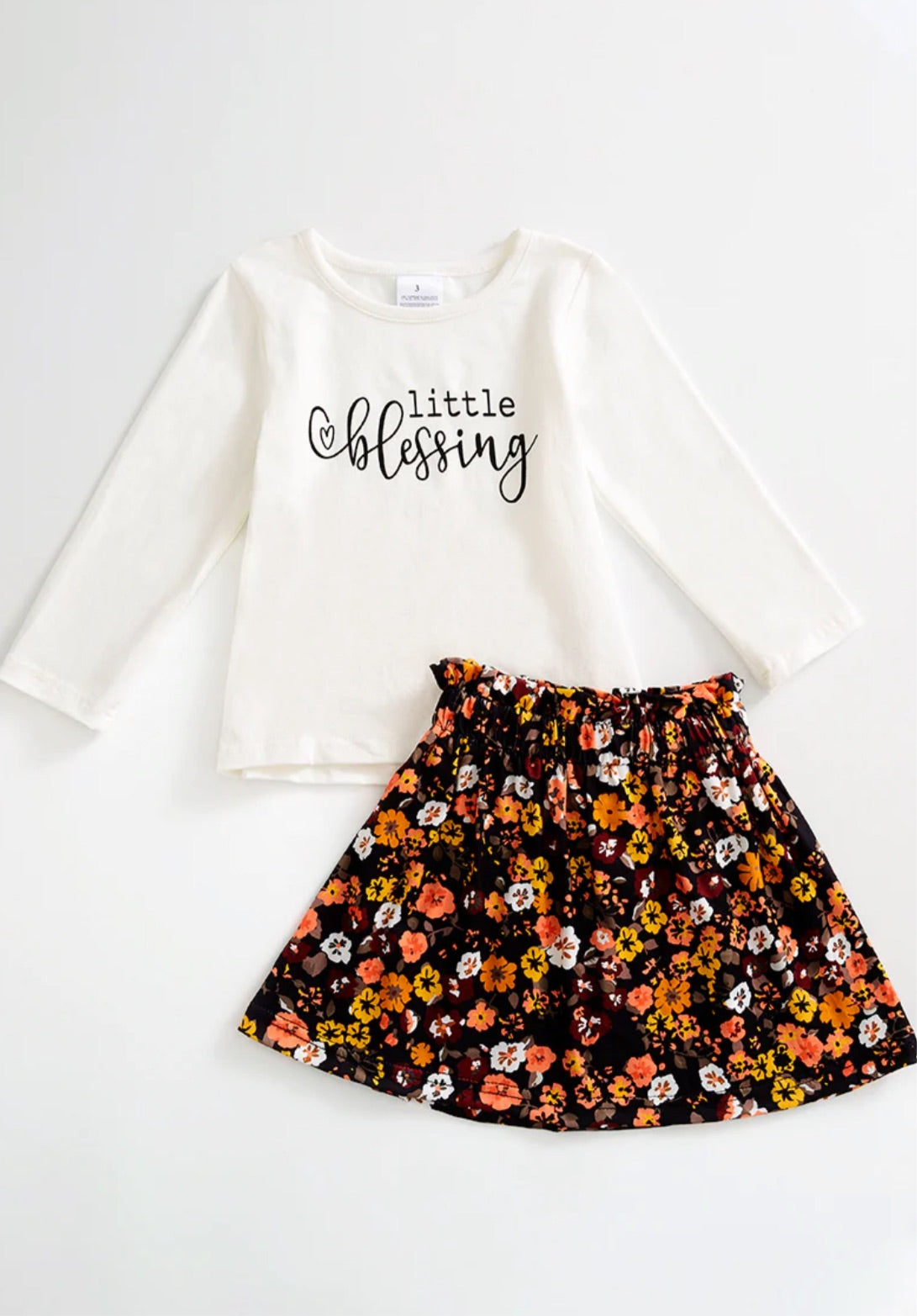 Little Blessing Top & Skirt