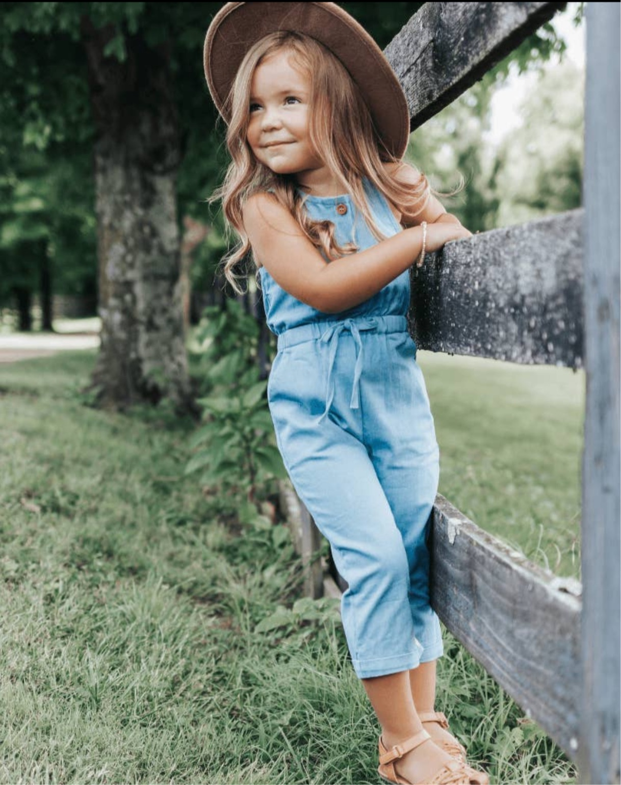 Addison Denim Jumpsuit - Light Denim