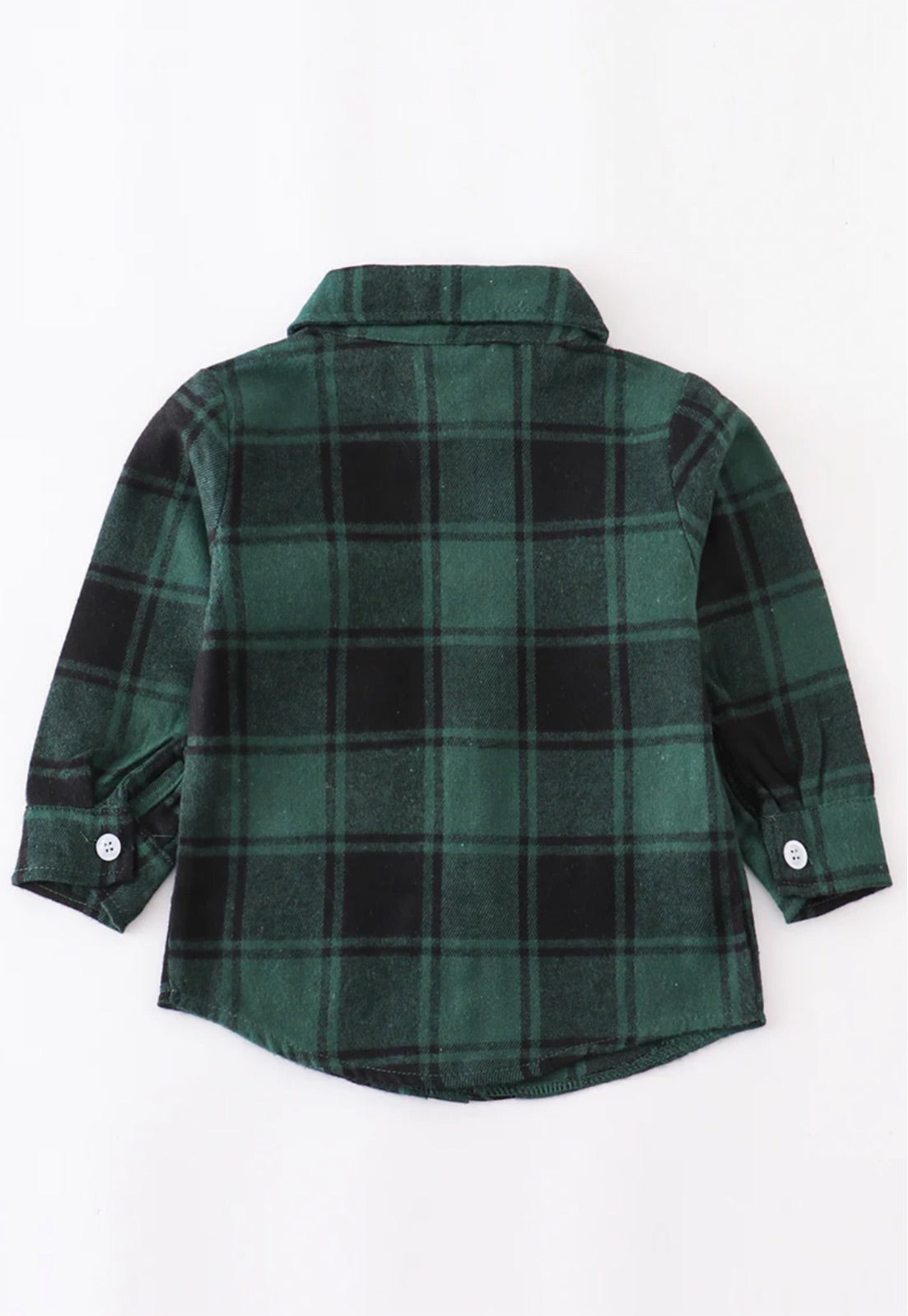 Montgomery Plaid Shirt - Green Buffalo