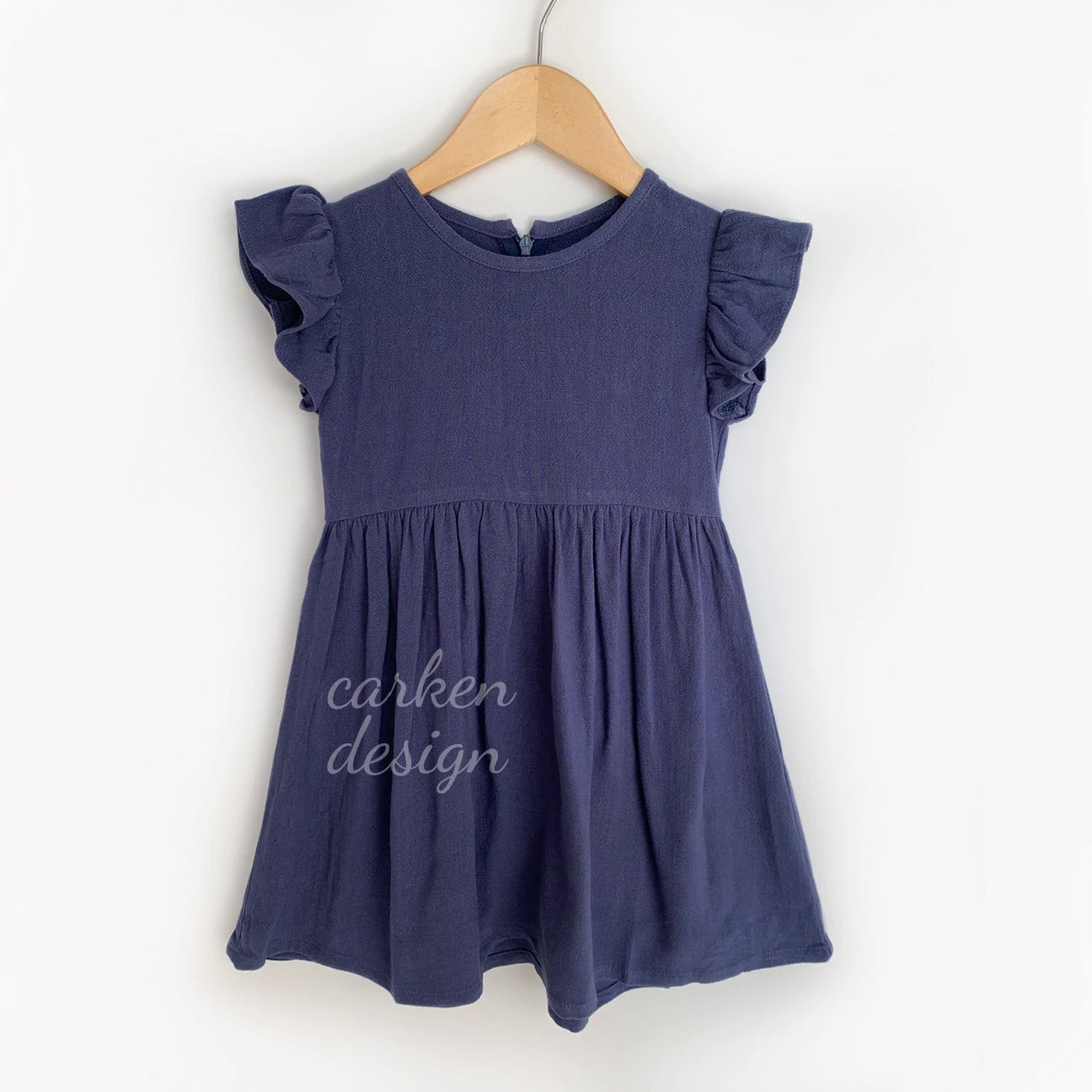 Madilyn Linen Dress - Navy