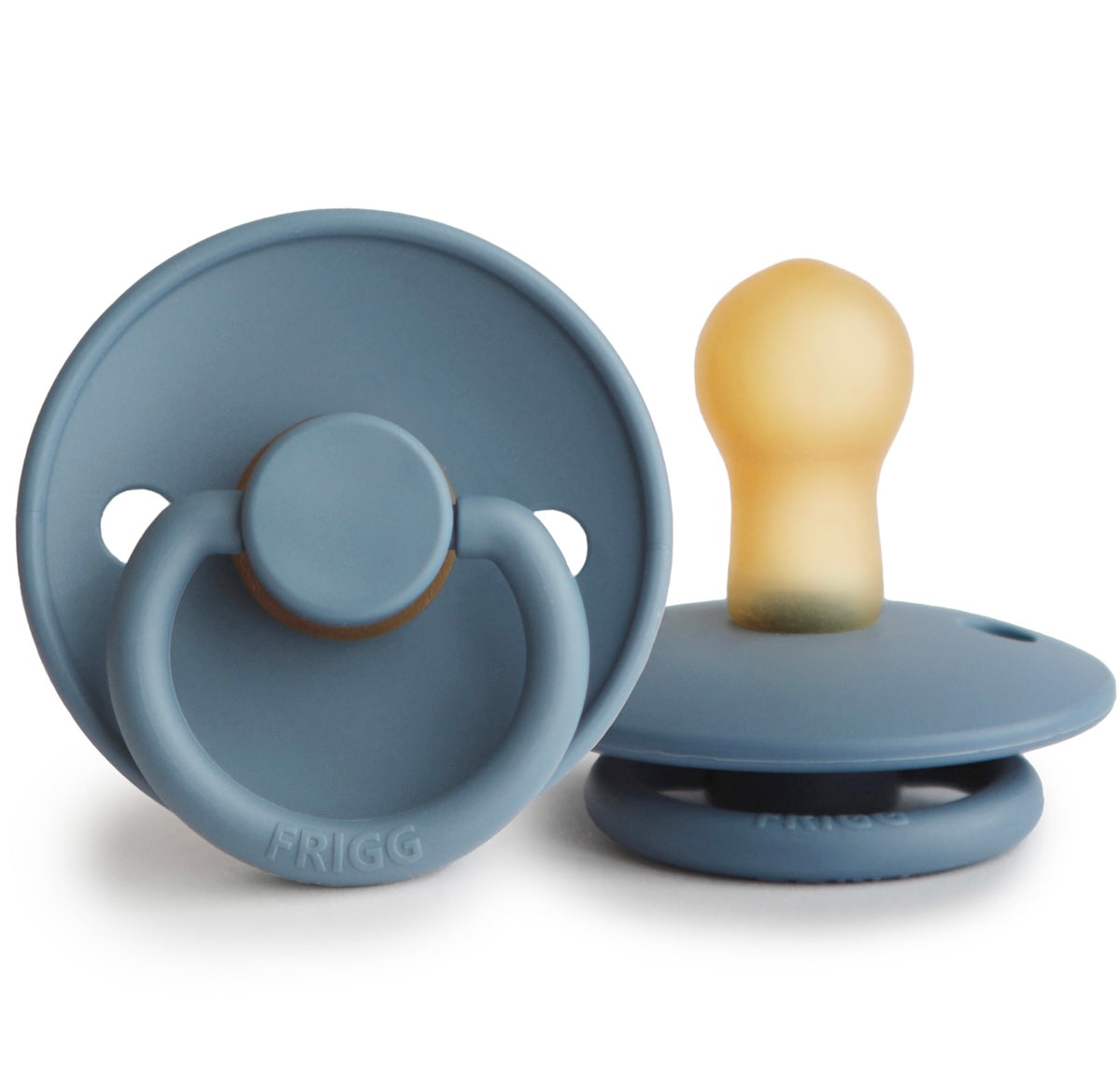 FRIGG Natural Rubber Pacifier - Glacier Blue