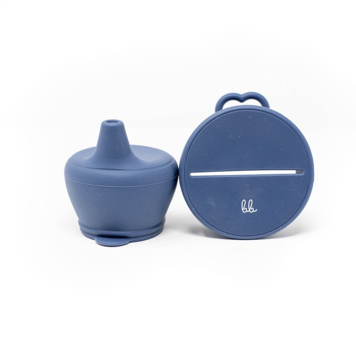 Silicone Snack & Sippy Lids Set - Navy