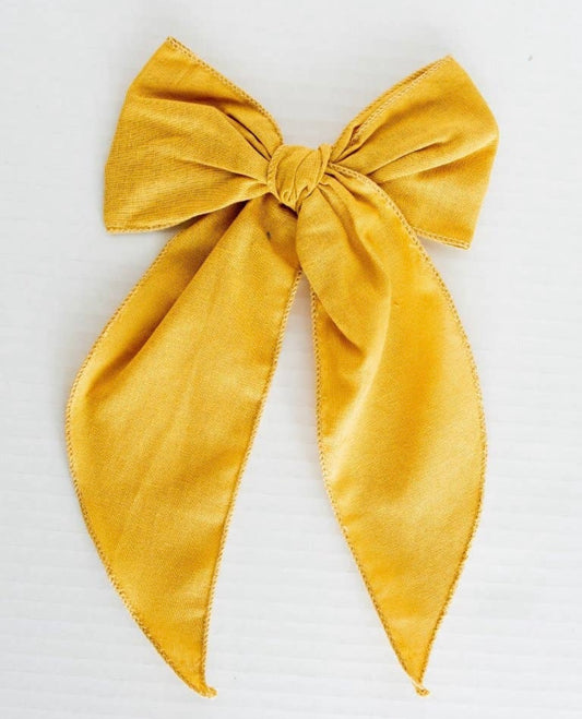 Serena Clip Bow - Yellow