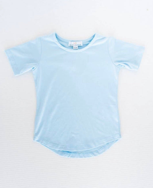 Daylin Tee Shirt Dress (Mama & Me) - Dusty Blue