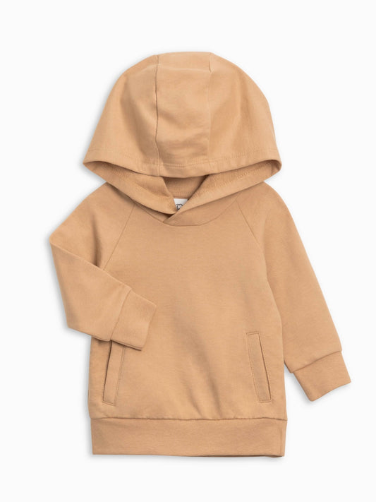 Kameron Hooded Pullover - Tan