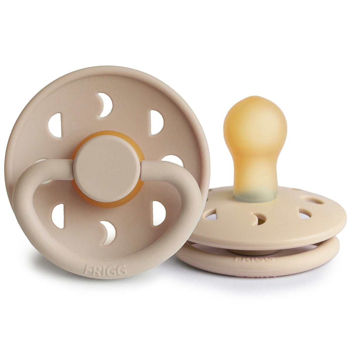 FRIGG Moon Phase Natural Rubber Pacifier - Croissant