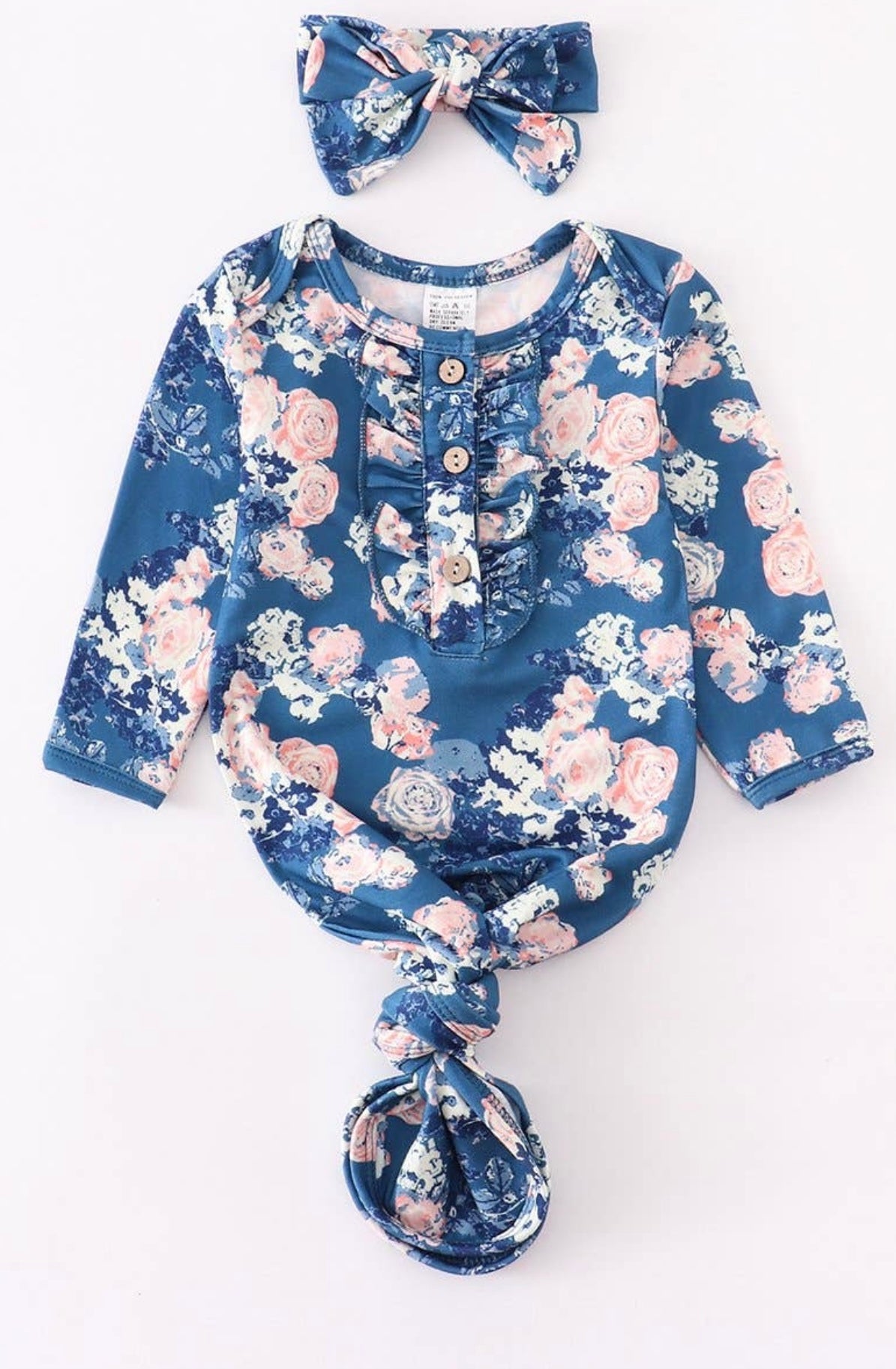 Havyn Floral Tie Gown